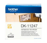 Etichetta Brother DK-11247 - Nero su bianco (103 mm x 164 mm)