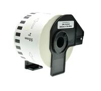 ETICHETTA BROTHER DK-22223 COMPATIBILE Adesiva in Carta 50mm X 30,48 mt Con Supp