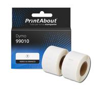 Etichetta compatibile Dymo 99010 - Nero su bianco (28 mm x 89 mm) 2 rotoli