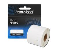 Etichetta compatibile Dymo 99015 - Nero su bianco (54 mm x 70 mm)