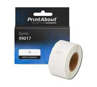 Etichetta compatibile Dymo 99017 - Nero su bianco (50 mm x 12 mm)