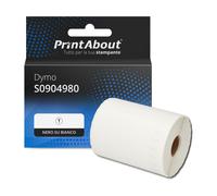 Etichetta compatibile Dymo S0904980 - Nero su bianco (104 mm x 159 mm)