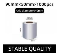 Etichetta del codice a barre per animali domestici opachi compatibili con varie stampanti a nastro di trasferimento termico 100 90 80 70 60 40 50 30 30 25 35 45 45 150 adesivi(90-50mm-1000pcs)