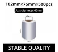 Etichetta del codice a barre per animali domestici opachi compatibili con varie stampanti a nastro di trasferimento termico 100 90 80 70 60 40 50 30 30 25 35 45 45 150 adesivi(102-76mm-500pcs)