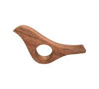 Etichetta Del Pollice Realizzato In Legno A Legna Portatenea, Per Libri Di Nuovi Simili In Legno In Forma Di Uccelli, Con Un Supporto Per La Legione Di Lettura Ad Anello Per Lettere Per Lett