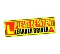 Etichetta di apprendimento per auto, calamita per piloti studenteschi per auto, magnete di sicurezza riflettente, riutilizzabile, Rookie, decalcomanie per la formazione degli studenti