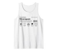 Etichetta di identità autentica del Nicaraguan Pride Canotta