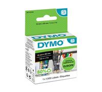 Etichetta Dymo 11353 (S0722530) - Nero su bianco (25 mm x 13 mm)