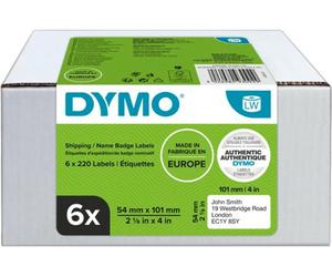 Etichetta Dymo 2093092 (6 stuks) - Nero su bianco