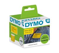 Rotolo 220 Etichette Spedizione/Badge 54x101mm gialle per Dymo LabelWriter