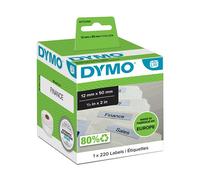 Etichetta Dymo 99017 (S0722460) - Nero su bianco (12 mm x 50 mm)