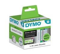Etichetta Dymo 99018 (S0722470) - Nero su bianco (38 mm x 190 mm)