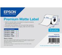 Etichetta Epson C33S045418 Premium Matte (76mm x 35m) - Bianco (Ruolo continuo)
