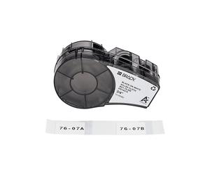 ETICHETTA FUSTELLATA BRADY M21-18-499, Brady M210, M210-LAB, M211, Nylon, 121 etichette, Bianco