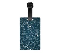 Etichetta identificativa per bagaglio di matematica e scienze, etichetta identificativa per effetti personali, etichetta per borsa da viaggio
