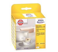 AVZ AS0722520 - Etichette in rotolo AS0722520, 25 x 54 mm, bianco