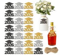Etichetta Laurea Duemila ventisei 24 Pezzi di Etichetta Festa con Cappello