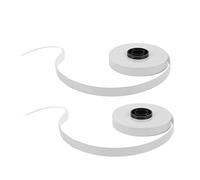 Etichetta Maker Tape Pier Resistente alla lacrima 2 rotoli per ogni 52,5 piedi di larghezza 9 mm per massimo LM 550A (Bianco)