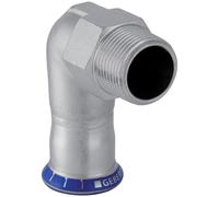 Etichetta Mapress Acciaio Inox Gomito Transizione 90Gr con Ag d54-R2