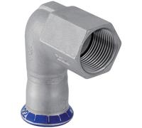 Etichetta Mapress Acciaio Inox Gomito Transizione 90Gr Con IG d35-Rp1 1/4