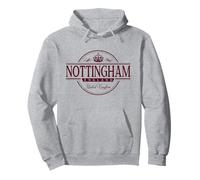 Etichetta Nottingham England - Nottingham Regno Unito Felpa con Cappuccio