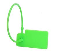 etichetta numerata sigillata, Sigilli antimanomissione Fascette numerate Confezione da 100 Etichette stampate usa e getta Etichetta taglia scarpe for indumenti Multicolor 170 mm(Green)