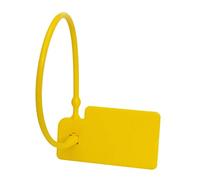 etichetta numerata sigillata, Sigilli antimanomissione Fascette numerate Confezione da 100 Etichette stampate usa e getta Etichetta taglia scarpe for indumenti Multicolor 170 mm(Yellow)