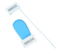 etichetta numerata sigillata, Sigilli In Plastica Numerati Tiranti Fascette Multicolori Confezione Da 100(White)