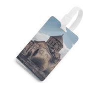 Etichetta per bagagli della chiesa armena Etichette divertenti per bagagli Etichette con nome per zaini Etichette per bagagli da viaggio uniche Etichette per borse da viaggio con nome ID valigia