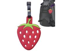 Etichetta per bagagli in silicone 10 cm | Etichette per valigia con cinturino morbido e regolabile, design flessibile e durevole, facile identificazione dei bagagli, etichette per bagagli per valigie