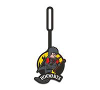 Etichetta per bagagli in silicone Lego Harry Potter per viaggio, valigia, zaino, borsa da spiaggia estiva - Quidditch (53249), superficie flessibile scrivibile sul retro per identificazione, misure