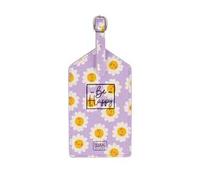 Legami - Etichetta Bagaglio, Luggage Tag per Valigia, Accessorio per Viaggio Aereo Crociera Treno, Tag del Bagaglio per Proteggi Dati in Pelle PU e Microfibra, Daisy