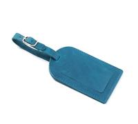 Etichetta per bagagli per aeroplani in pelle a grana fine moderna Finestra informativa trasparente Pratico accessorio da viaggio per viaggi d'affari Accessori da viaggio d'affari