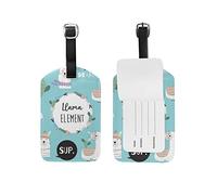 Etichetta per bagaglio No Problem Etichetta per bagaglio da viaggio con lama in pelle 1 pezzo