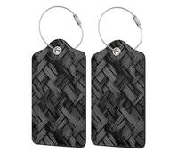 Etichetta per bagaglio raffigurante una figura ammantata di bianco che tiene in mano dei fiori in un campo autunnale, etichetta per bagaglio in pelle con patta per la privacy, etichetta identificati