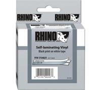 Dymo Nastro autolaminante 1734821 Vinile 24 mm Nero su bianco