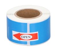 Etichetta per cavo termico Carta adesiva senza inchiostro senza olio Resistente ai graffi Tag autoadesivi per identificazione cavo video di rete in fibra ottica 25 x 38 mm Rotolo (Blu)