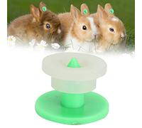 Etichetta per l'orecchio, Carta d'identità per animali Segni per le orecchie in plastica per animali domestici, Marcatore per i segni del marchio auricolare Sicuro 100 pezzi Numero di(green)