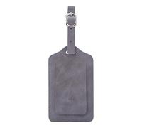 Etichetta per valigia, marcatore per bagagli da viaggio per borse e valigie, accessorio per collare in pelle PU, per viaggi aerei, crociere, uomo e donna