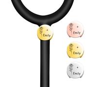 Etichetta personalizzata del nome dello stetoscopio Etichetta identificativa dello stetoscopio per infermieri Charm personalizzato dello stetoscopio Accessori per il lavoro Regali per il medico