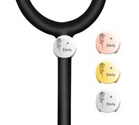 Etichetta personalizzata del nome dello stetoscopio Etichetta identificativa dello stetoscopio per infermieri Charm personalizzato dello stetoscopio Accessori per il lavoro Regali per il medico