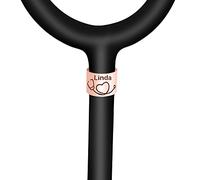 Etichetta personalizzata del nome dello stetoscopio Etichetta identificativa dello stetoscopio per infermieri Charm personalizzato dello stetoscopio Accessori per il lavoro Regali per il medico