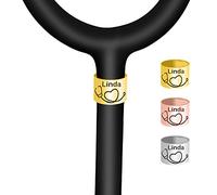 Etichetta personalizzata dello stetoscopio - Identificativa per infermieri - Charm personalizzato - Accessori per il lavoro - Regali per il medico