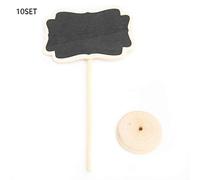 Etichetta pianta etichetta piccola blackboard messier tavola arredamento da giardino 10 set (Pizzo)
