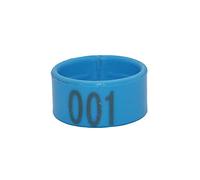 etichetta pollo numero bracciale gambe, 100 Pezzi 1.6/1.8/2.0Cm Anello for Piede di Pollo Anello for Identificazione dei Piccioni(Blue,2.0 cm)