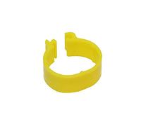 etichetta pollo numero bracciale gambe, Anello for piede di pollo con fibbia di tipo aperto, diametro interno 200 pezzi, diametro interno 1,6 cm(Yellow)