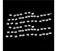 Etichetta segnaletica per cavi 1000 pezzi di tubi termorestringenti con numeri da 0 a 9, in PVC for l'identificazione dei cavi(4.0mm2)