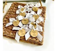 Etichetta specchio acrilico dorato personalizzato, cartellino nome matrimonio, etichetta ringraziamento, etichetta salva la data, etichetta San Valentino, gettone ricevimento, etichetta di lusso, char