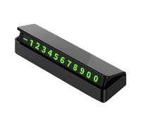 Etichetta temporanea per numero di auto - Display del telefono per le coordinate del parabrezza, design regolabile | Supporto di supporto rimovibile per la lavagna di bordo, guasto