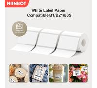 Etichetta termica Niimbot per stampante B21/B3S/B1 Etichetta impermeabile Indirizzo di spedizione aziendale Etichettatura di ricambio con autoadesivo